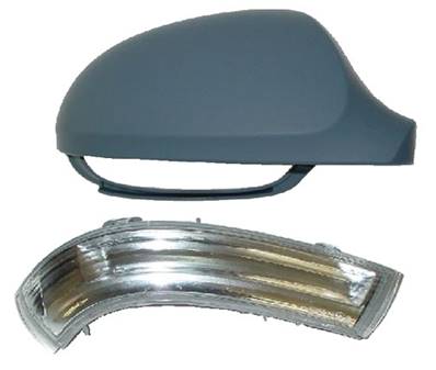 Coque de rétroviseur droite avec feu indicateur direction à peindre pour VOLKSWAGEN PASSAT de 2005 à 2010,