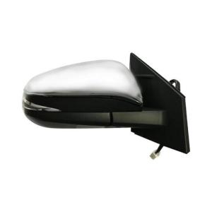 Rétroviseur droit électrique degivrant avec indicateur direction avec profil central chromée à peindre pour TOYOTA RAV 4 de 2013 à 2015, Neuf