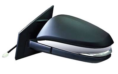 Rétroviseur gauche électrique degivrant avec indicateur direction rabattable avec profil central chromée à peindre pour TOYOTA RAV 4 de 2013 à 2015, Neuf