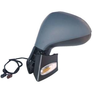 Rétroviseur gauche électrique degivrant avec indicateur direction rabattable à peindre modèle cabrio pour PEUGEOT 207 de 2006 à 2009, Neuf