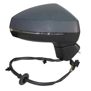 Rétroviseur droit électrique degivrant avec indicateur direction avec lane assist à peindre 8 épingle pour AUDI A3 de 2012 à 2016, Neuf