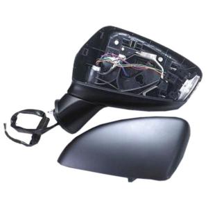 Rétroviseur gauche asphérique électrique degivrant avec indicateur direction à led rabattable à peindre 10 épingle avec lane assist pour MAZDA 3 de 2013 à 2016, Neuf