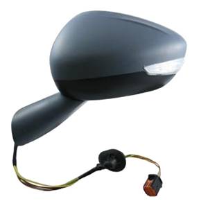 Rétroviseur gauche électrique degivrant avec indicateur direction avec feu de courtoisie rabattable à peindre 10 épingle pour CITROEN C4 PICASSO de 2013 à 2016, Neuf