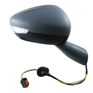 Rétroviseur droit électrique degivrant avec indicateur direction avec feu de courtoisie avec sonde rabattable à peindre 12 épingle pour CITROEN C4 PICASSO de 2013 à 2016, Neuf