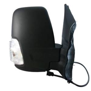 Rétroviseur droit électrique degivrant avec indicateur direction incolore rabattable avec bras court 8 épingle pour FORD TRANSIT de 2014 à 2019, Neuf