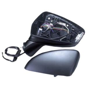 Rétroviseur gauche asphérique électrique degivrant avec indicateur direction à led à peindre 7 épingle blind sport pour MAZDA 3 de 2013 à 2016, Neuf