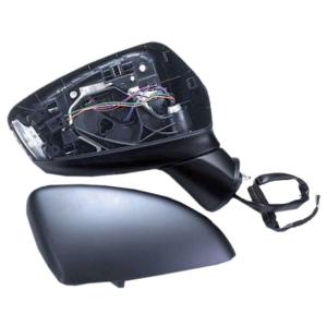 Rétroviseur droit asphérique électrique degivrant avec indicateur direction à led à peindre 7 épingle blind sport pour MAZDA 3 de 2013 à 2016, Neuf