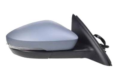 Rétroviseur droit électrique degivrant avec indicateur direction avec feu de courtoisie rabattable à peindre 13 épingle pour SKODA OCTAVIA de 2013 à 2016, Neuf