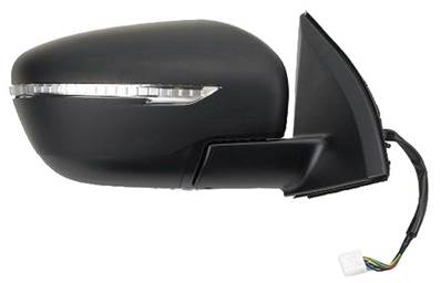 Rétroviseur droit électrique degivrant avec indicateur direction à peindre 7 épingle pour NISSAN QASHQAI de 2014 à 2017, Neuf