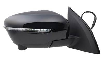 Rétroviseur droit électrique degivrant avec indicateur direction rabattable blind sport à peindre 13 épingle pour NISSAN QASHQAI de 2014 à 2017, Neuf