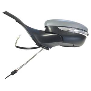 Rétroviseur gauche mécanique avec indicateur direction à peindre pour PEUGEOT 208 de 2012 à 2015, Neuf