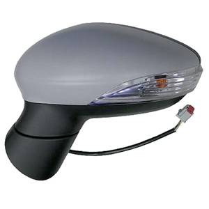 Rétroviseur gauche asphérique électrique avec indicateur direction à peindre 5 épingle pour FORD FIESTA RY de 2013 à 2017, Neuf