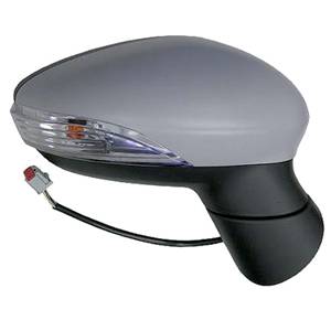 Rétroviseur droit asphérique électrique avec indicateur direction à peindre 5 épingle pour FORD FIESTA RY de 2013 à 2017, Neuf