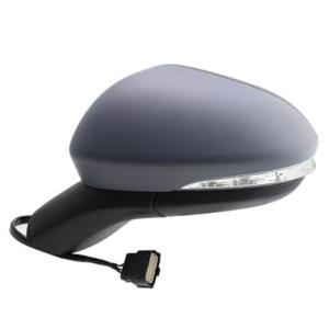 Rétroviseur gauche asphérique électrique degivrant avec indicateur direction à peindre base noire 6 épingle pour FORD MONDEO depuis 2014, Neuf