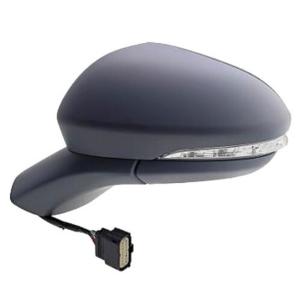 Rétroviseur gauche asphérique électrique degivrant avec indicateur direction avec feu de courtoisie rabattable à peindre 9 épingle pour FORD MONDEO depuis 2014, Neuf