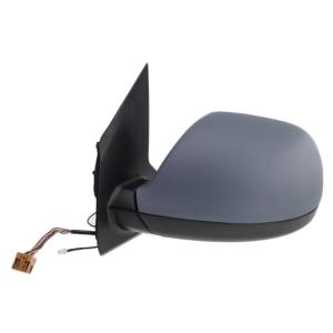 Rétroviseur gauche asphérique électrique degivrant rabattable avec antenne radio avec primer avec lane assist 9 épingle pour VOLKSWAGEN TRANSPORTER TYP6 depuis 2015, Neuf