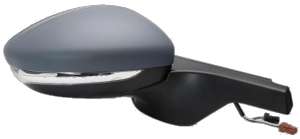 Rétroviseur droit électrique degivrant avec indicateur direction avec sonde à peindre 9 épingle 11/16>1/18 pour CITROEN C3 de 2016 à 2020, Neuf