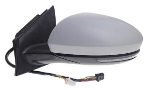 Rétroviseur gauche asphérique électrique degivrant avec indicateur direction à peindre 7 épingle pour RENAULT MEGANE de 2016 à 2020, Neuf