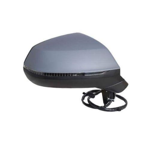 Rétroviseur gauche asphérique électrique degivrant avec indicateur direction à peindre 8 épingle avec lane assist pour AUDI Q5 depuis 2017, Neuf