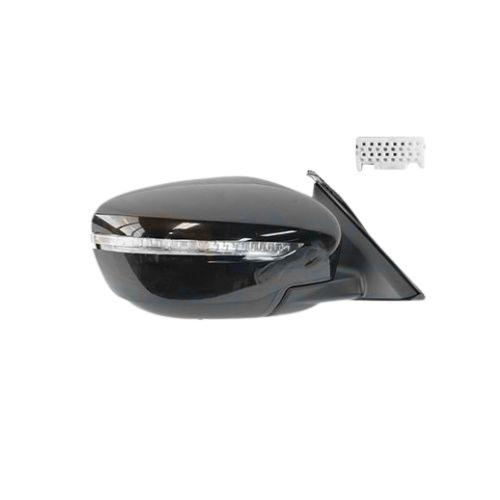 Rétroviseur droit électrique degivrant rabattable à peindre 13 épingle avec camera fonction. blind sport pour NISSAN X-TRAIL de 2014 à 2017, Neuf