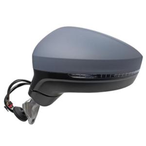 Rétroviseur gauche électrique asphérique degivrant avec indicateur direction avec feu de courtoisie avec mémoire rabattable à peindre 15 épingle pour VOLKSWAGEN TIGUAN depuis 2016, Neuf