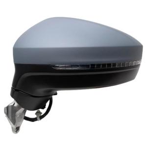 Rétroviseur gauche électrique asphérique degivrant avec indicateur direction avec feu de courtoisie avec mémoire rabattable à peindre 15 épingle avec lane assist pour VOLKSWAGEN TIGUAN depuis 2016, Neuf