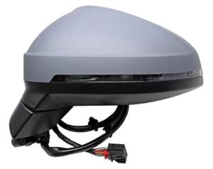 Rétroviseur gauche asphérique électrique degivrant avec indicateur direction à peindre avec lane assist 8 épingle pour AUDI A4 de 2015 à 2019, Neuf