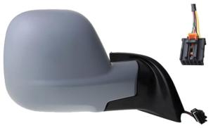 Rétroviseur droit électrique degivrant avec sonde rabattable à peindre 9+2 épingle avec système capteur depassement pour CITROEN BERLINGO depuis 2018, Neuf