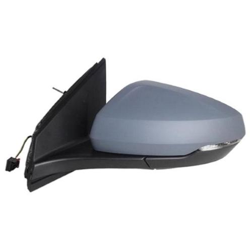 Rétroviseur gauche asphérique mécanique avec indicateur direction à peindre 2 épingle pour VOLKSWAGEN POLO de 2017 à 2021, Neuf