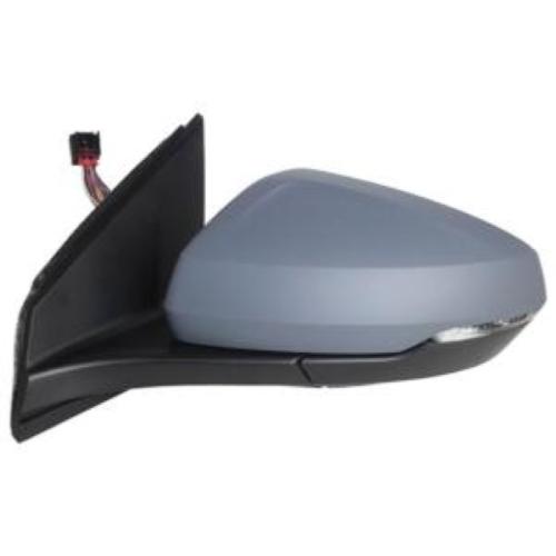 Rétroviseur gauche asphérique électrique degivrant avec indicateur direction rabattable à peindre 8 épingle pour VOLKSWAGEN POLO de 2017 à 2021, Neuf