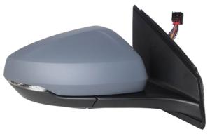 Rétroviseur droit électrique degivrant avec indicateur direction rabattable avec mémoire à peindre 12 épingle pour VOLKSWAGEN POLO de 2017 à 2021, Neuf