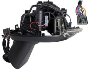 Corps gauche électrique degivrant avec indicateur direction avec mémoire rabattable 14 épingle modèle avec système capteur depassement pour VOLVO XC60 depuis 2017,