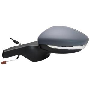 Rétroviseur gauche mécanique avec indicateur direction à peindre 2 épingle modèle 2/18> pour CITROEN C3 de 2016 à 2020, Neuf