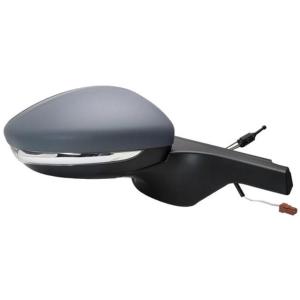 Rétroviseur droit mécanique avec indicateur direction avec sonde à peindre 4 épingle modèle 2/18> pour CITROEN C3 de 2016 à 2020, Neuf