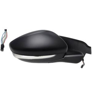 Rétroviseur droit électrique degivrant avec sonde avec indicateur direction rabattable à peindre  avec système capteur depassement 12 épingle pour CITROEN C4 CACTUS depuis 2018, Neuf