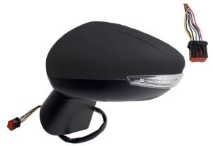 Rétroviseur gauche électrique degivrant avec indicateur direction noir 6 épingle pour CITROEN C3 AIRCROSS depuis 2017, Neuf