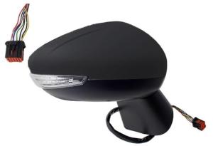 Rétroviseur droit électrique degivrant avec indicateur direction avec sonde noir 8 épingle pour CITROEN C3 AIRCROSS depuis 2017, Neuf