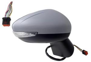 Rétroviseur droit électrique degivrant avec indicateur direction avec sonde à peindre 8 épingle pour CITROEN C3 AIRCROSS depuis 2017, Neuf
