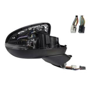 Corps rétroviseur droit électrique degivrant avec indicateur direction avec feu de courtoisie avec mémoire rabattable 7+7 épingle (sans coque et plaque) pour MERCEDES (W177) CLASSE A depuis 2018,