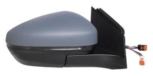 Rétroviseur droit électrique degivrant avec indicateur direction avec feu de courtoisie avec sonde rabattable à peindre 10 épingle modèle >9/2017 pour PEUGEOT 3008 depuis 2017, Neuf