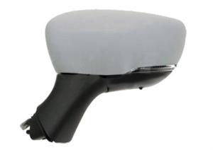 Rétroviseur gauche asphérique électrique degivrant avec indicateur direction rabattable à peindre 10 épingle avec système capteur depassement modèle 1/18> pour RENAULT CAPTUR de 2017 à 2019, Neuf