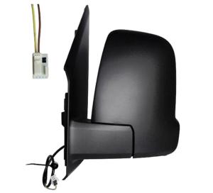 Rétroviseur gauche électrique degivrant avec indicateur direction noir 7 épingle modèle 1/19> pour MERCEDES (W906) SPRINTER depuis 2018, Neuf