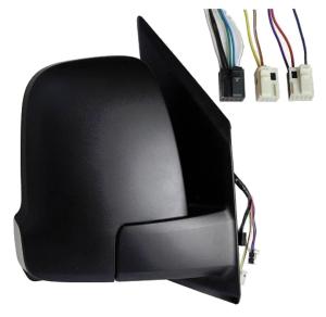 Rétroviseur droit électrique degivrant avec indicateur direction rabattable noir 9 épingle modèle 1/19> pour MERCEDES (W906) SPRINTER depuis 2018, Neuf