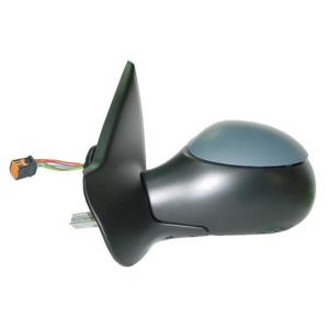 Rétroviseur électrique dégivrant connecteur 9 trous gauche 7 épingle coque de rétroviseur a peinture - version cabrio pour PEUGEOT 206 de 1998 à 2009, Neuf
