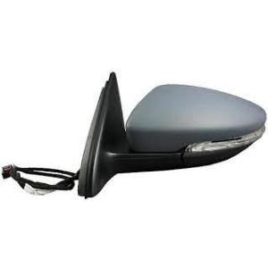 Rétroviseur gauche electriques-degivrant avec primer-con feu-rabattable-aspherique/chrome pour VOLKSWAGEN NEW BEETLE depuis 2011, Neuf