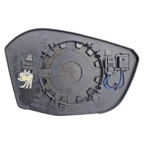 Plaque miroir droit degivrant avec système capteur depassement pour PEUGEOT 308 depuis 2021, Neuve