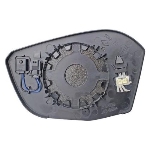 Plaque miroir gauche degivrant avec système capteur depassement pour PEUGEOT 308 depuis 2021, Neuve