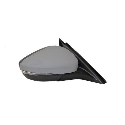 Rétroviseur droit électrique degivrant avec indicateur direction à led avec feu de courtoisie rabattable à peindre 10 épingle avec système capteur depassement pour FORD FOCUS de 2018 à 2021, Neuf