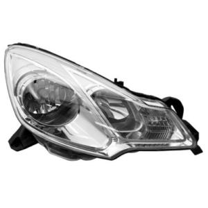 Phare optique h7+h1 droit pour CITROEN C3 de 2009 à 2013, Neuf