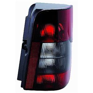 Feu arrière droit rouge fumé modèle avec hayon unique pour CITROEN BERLINGO de 1996 à 2002, Neuf